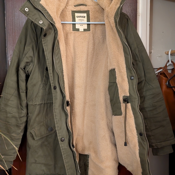 Garage Olive Military Field Jacket - Picture 3 of 3